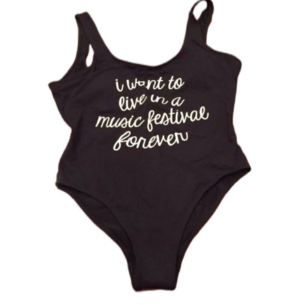 Rue Bleu One Piece Black Swimsuit Medium NWT‎
